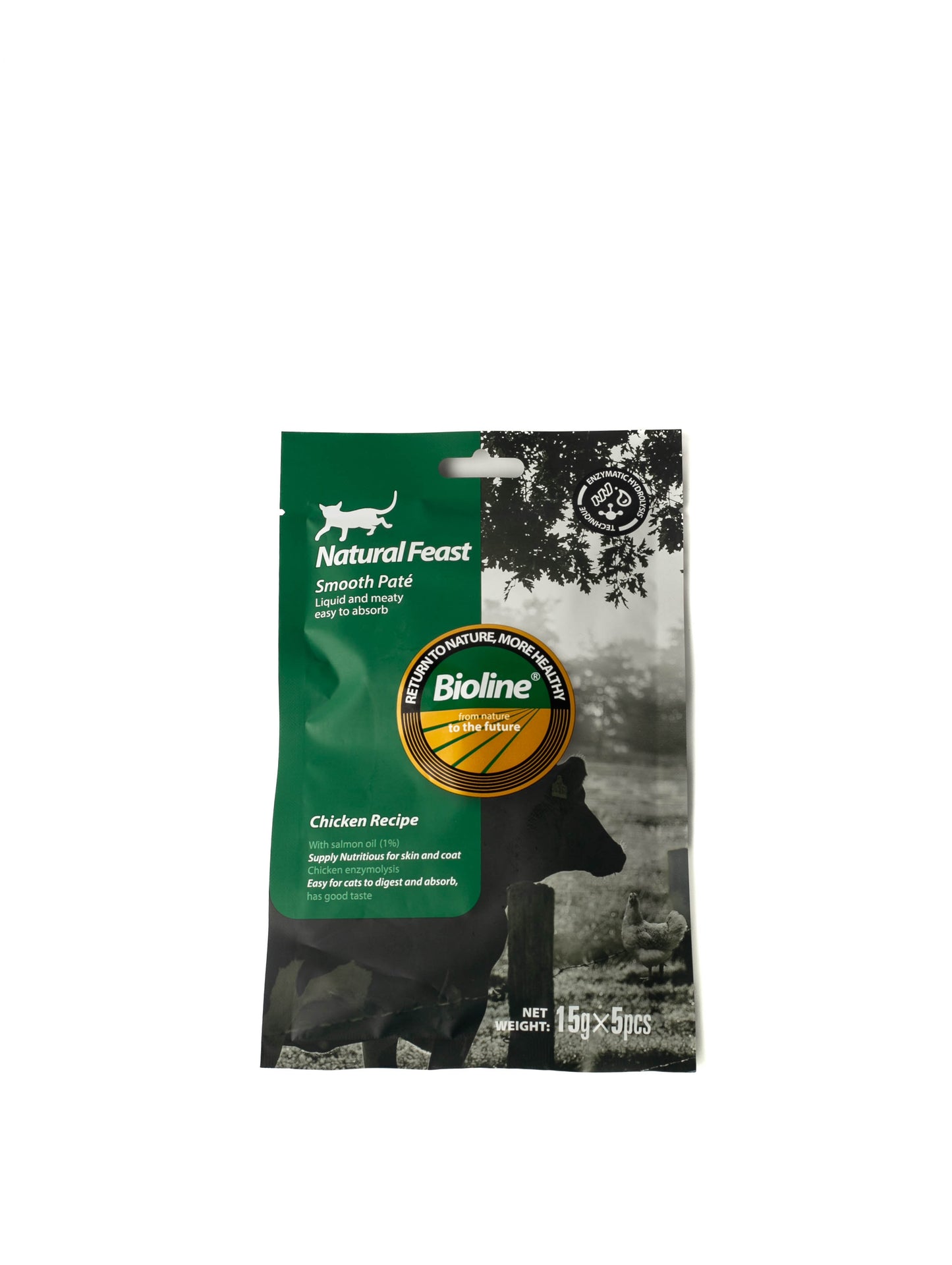 Bioline Natural Feast Smooth Paté Sachet 15g × 5
