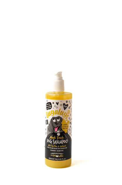 Bugalugs Medi Fresh Dog Shampoo With Tea Tree and Oatmeal (250 - 500ml)