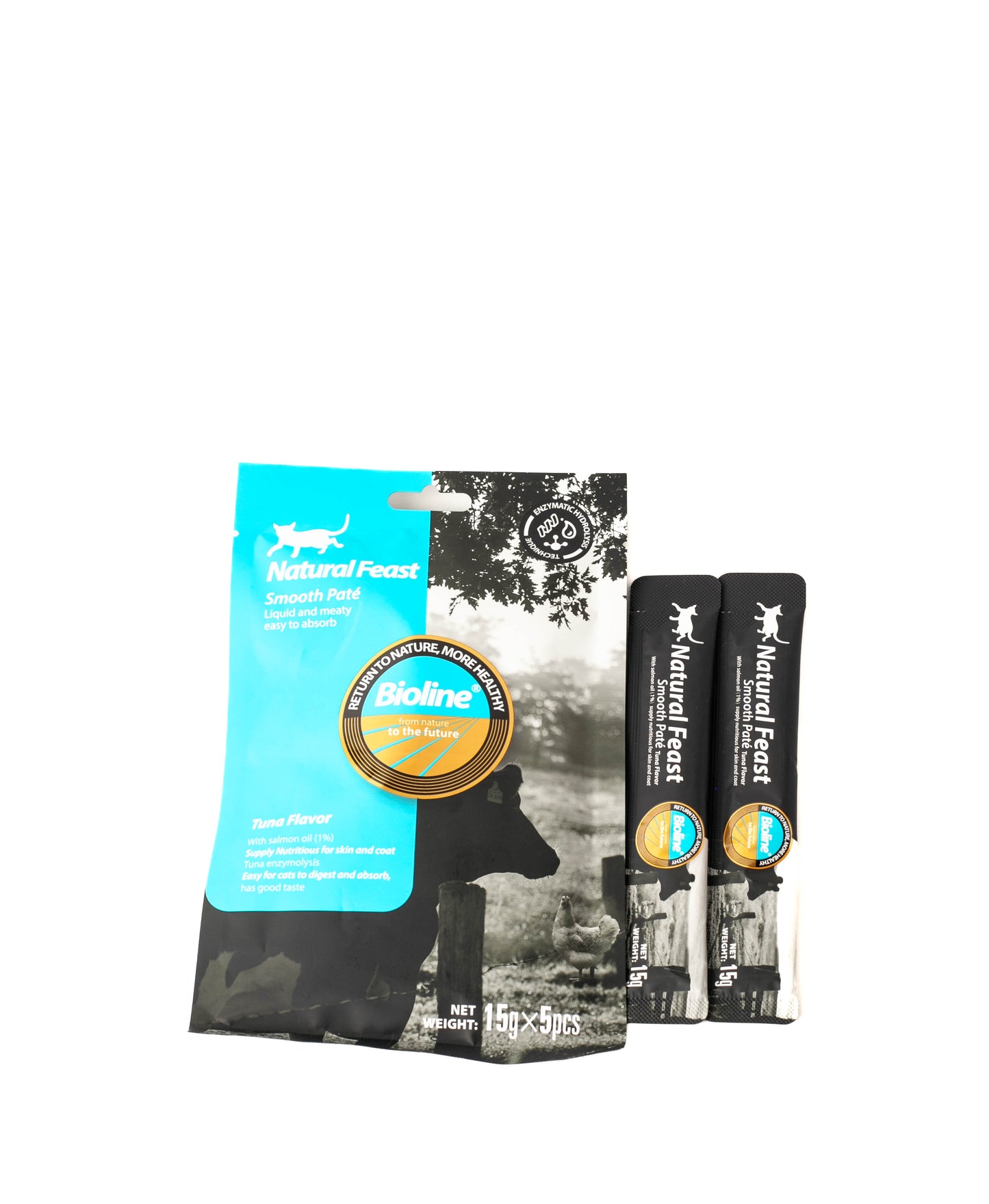 Bioline Natural Feast Smooth Paté Sachet 15g × 5
