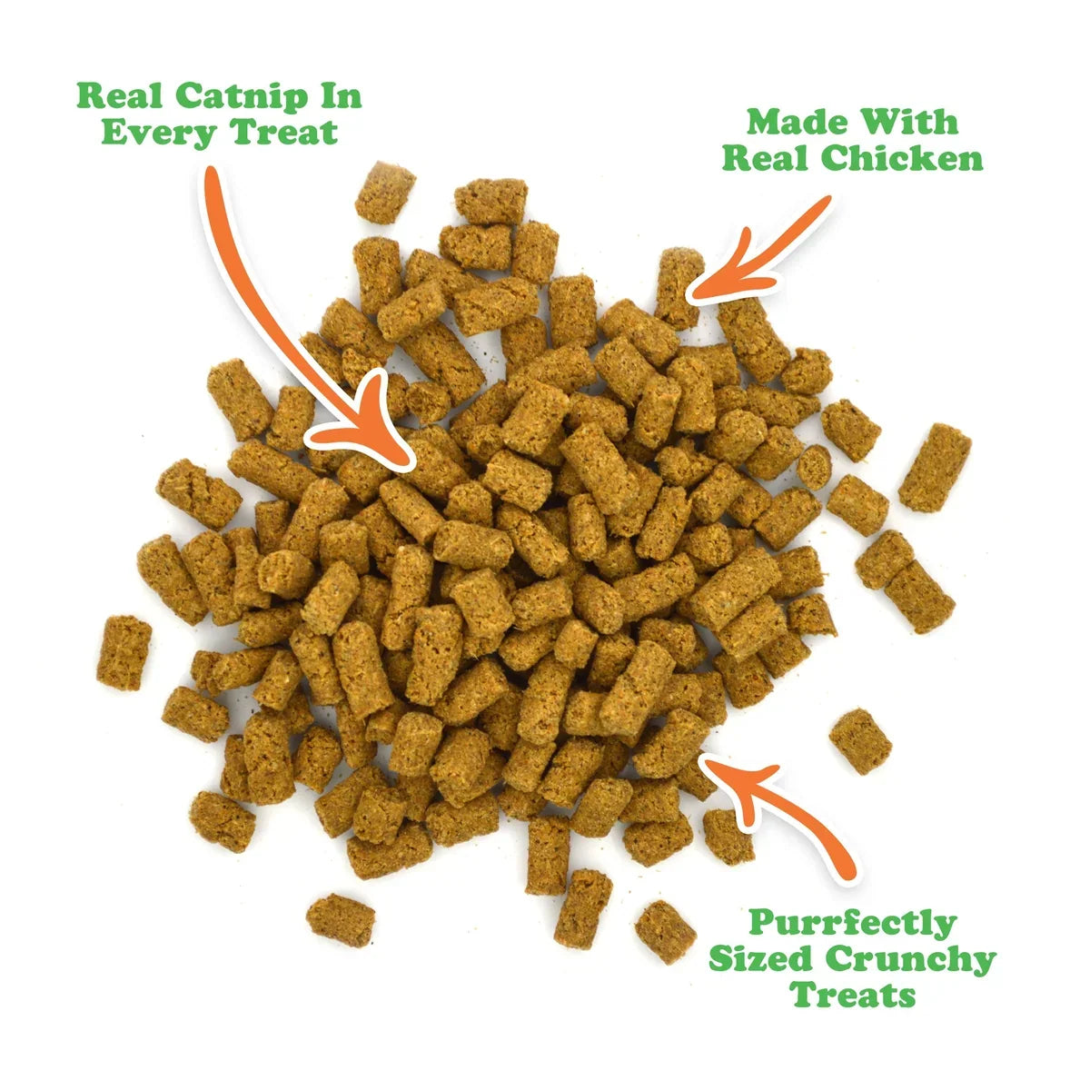 Meowijuana Crunchie Munchies Chicken 3oz - Treats with catnip and chicken benefits
