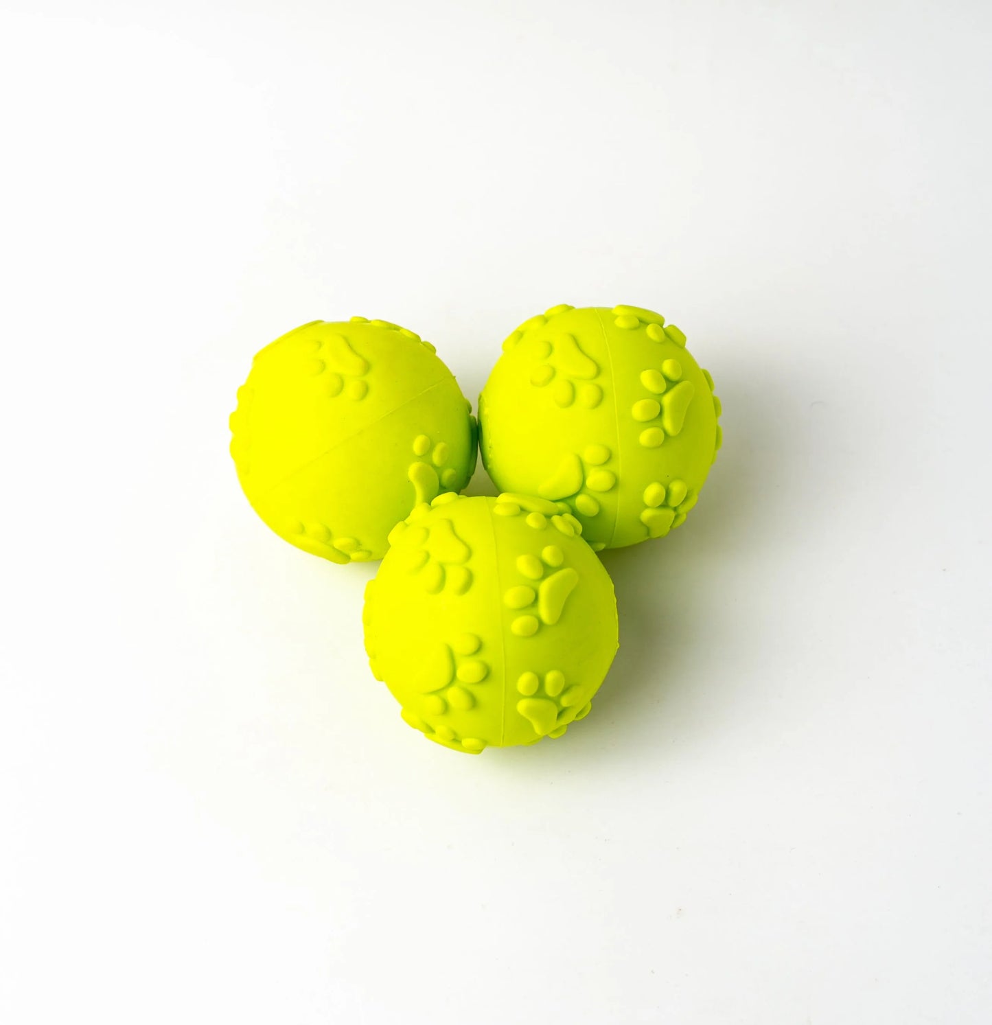 Paw Print Squeaky Ball