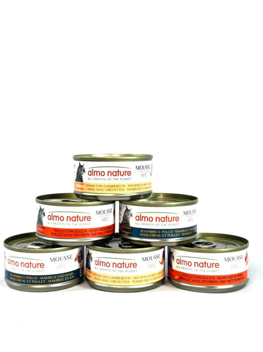 Almo Nature HFC Mousse Premium Wet Cat Food – Pack of 6