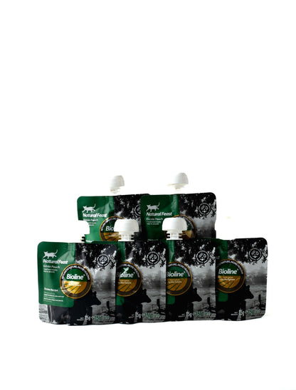 Bioline Natural Feast chicken six pouch pack