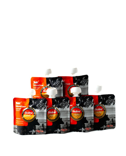 Bioline Natural Feast salmon six pouch pack