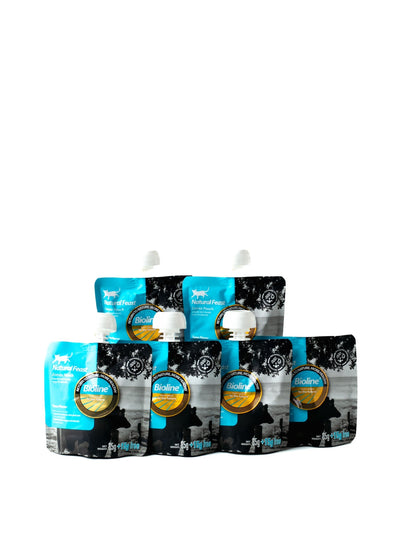Bioline Natural Feast tuna six pouch pack
