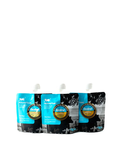 Bioline Natural Feast tuna three pouch pack