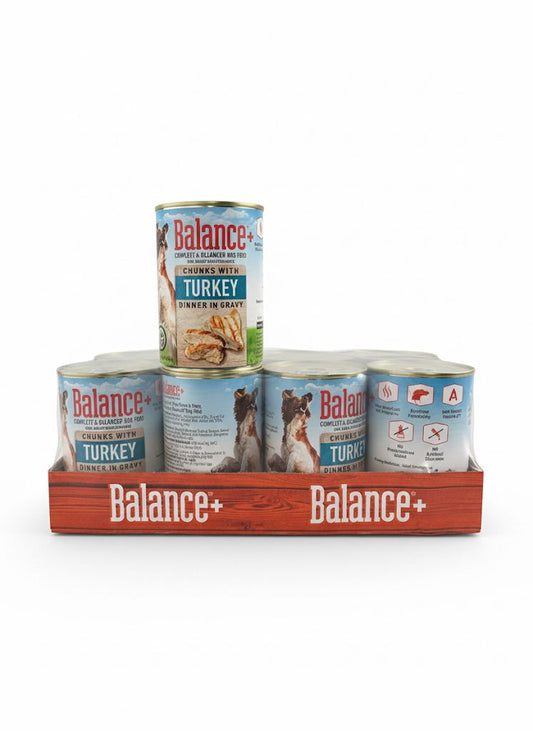 Balance+ Turkey Dinner in Gravy 12 Pack 415g