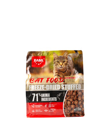 EASA Freeze-Dried Stuffed Dry Cat Food, 1.5kg bag with 71% animal ingredients