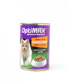 OptiMax Cat Chicken and Turkey Can Food