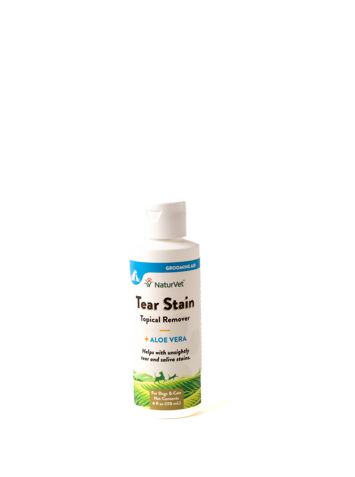 NaturVet Tear Stain Topical Remover with Aloe Vera 118ml