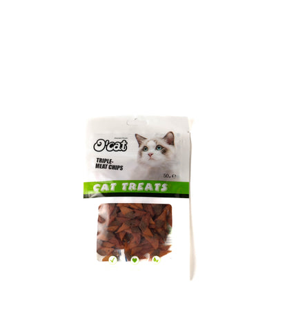 O'cat Triple Meat Chips cat treats 50g
