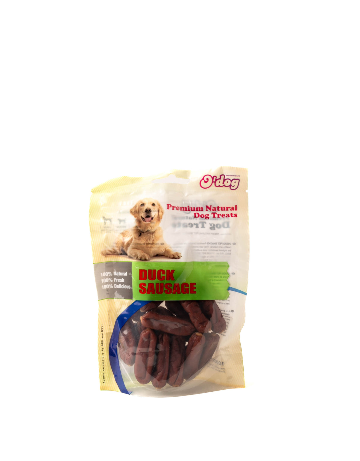 O'dog Duck Sausage dog treats 100g