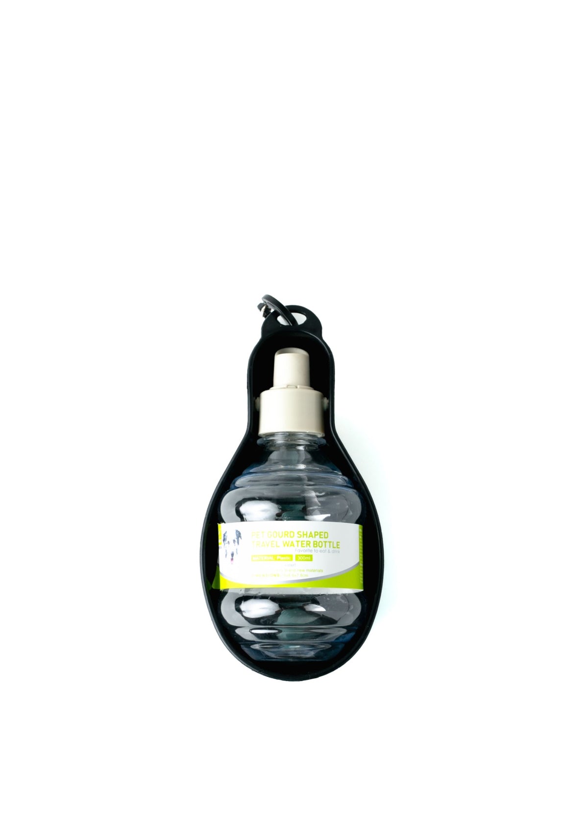 Portable Pet Travel Water Bottle 300ml - Black