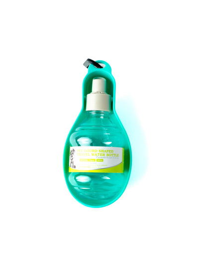Portable Pet Travel Water Bottle 300ml - Turquoise
