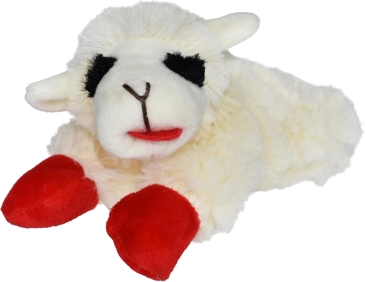 Multipet Lamb Chop Plush Dog Toy 6 inch