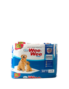 Four Paws Wee-Wee Superior Performance dog pee pads, 56 x 58cm, pack of 50 quilted pads